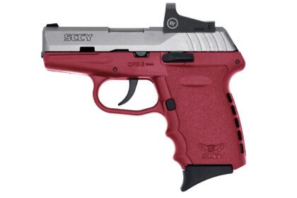 SCCY CPX-2 9MM with Crimson Trace Red Dot Crimson Frame/Stainless Slide 10RD 3.1"