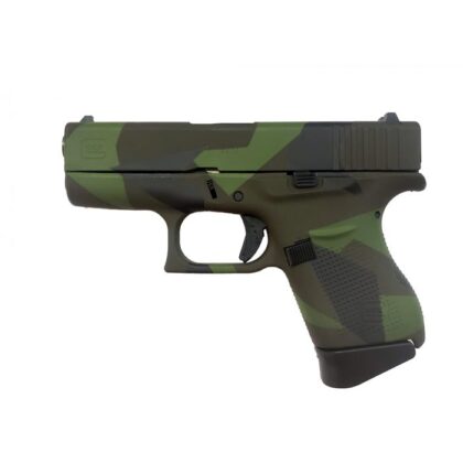 Glock 43 9MM 3.39" 6RD Green Splinter Camo