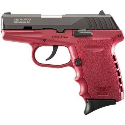 SCCY CPX-2 9MM 3.1" 10RD Crimson Frame/Black Slide