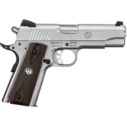 Ruger SR1911 Lightweight Commander Stainless 4.25″ 7RD 45ACP