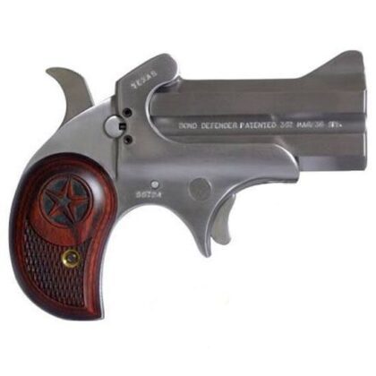 Bond Arms Cowboy Defender 45LC/410 3" 2RD Rosewood Grip Satin Polish Stainless