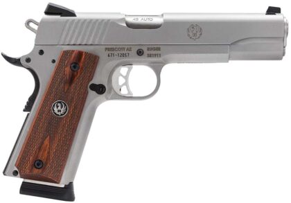 Ruger SR1911 45ACP 5" 8RD Stainless Novak Sights