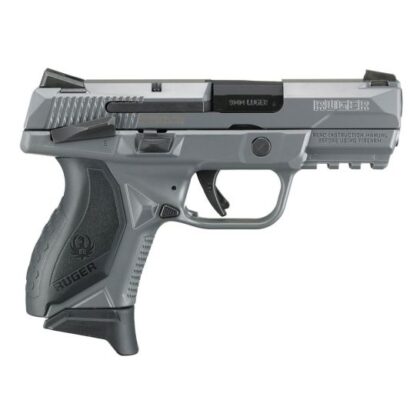 Ruger American Compact 9MM 3.55" Manual Safety 17RD Gray Cerakote