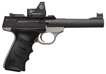 Browning Buck Mark Plus Practical 22LR 5.5" Gray Finish URX Grip 10RD with Crimson Trace Sight