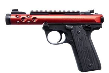 Ruger Mark IV 22/45 Lite Red Ported Threaded 4.4″ 10RD 22LR