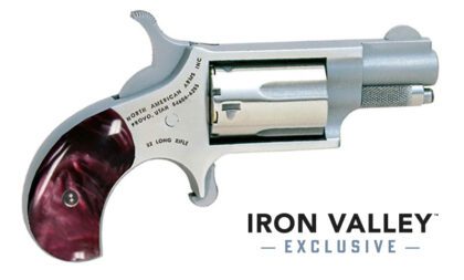 NAA Mini Revolver 22LR 1-1/8" Purple Pearlite Grip 5RD