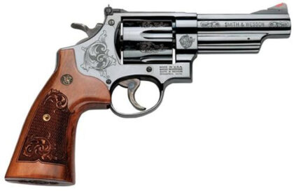 Smith & Wesson 29 44MAG 4" 6RD Engraved Wood Grip