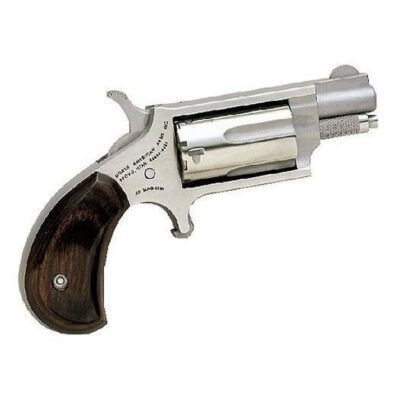 NAA Mini Revolver 22MAG 1-1/8" 5RD Rosewood Grips