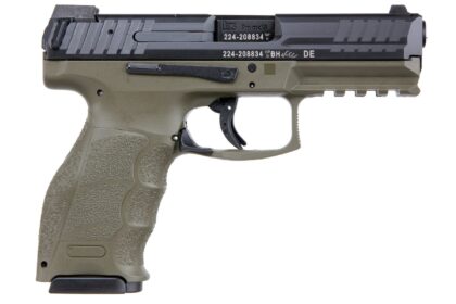 HK VP9 9MM 4.09" 10RD Green Frame Night Sights