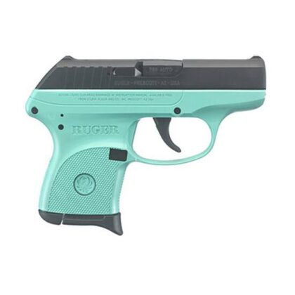 Ruger LCP 380ACP 2.75" 6RD Turquoise Frame Black