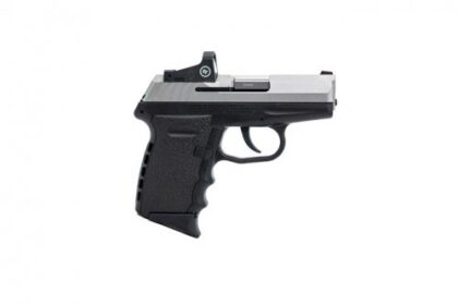 SCCY CPX-2 9MM with Crimson Trace Red Dot Black Frame/Stainless Slide 10RD 3.1"