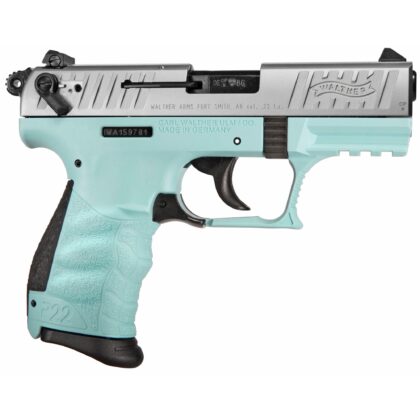 Walther P22 Q 22LR 3.42" Angel Blue 10RD