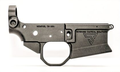 Veterans Tactical Solutions Stripped AR-15 Lower Forged Black