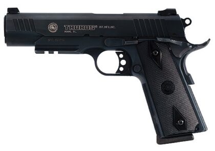 Taurus 1911 45ACP 5" 8RD Blued with Rail