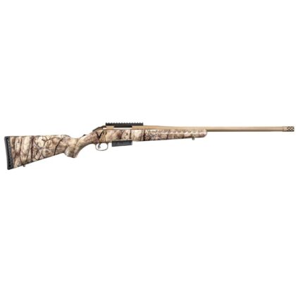 Ruger American 450 Bushmaster 22" Go Wild Camo Bronze Cerakote