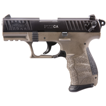 Walther P22 22LR 3.4" FDE 10RD
