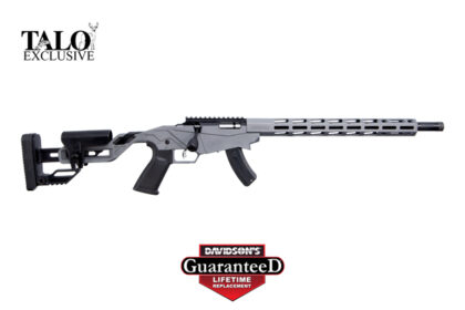 Ruger Precision Rimfire TALO 22LR 18" Gray Threaded 15RD