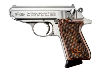 Walther PPK/S 380ACP 3.3" Stainless Walnut 7RD