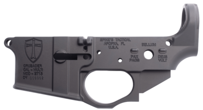Spike's Tactical AR-15 Forged Stripped Lower Receiver Crusader