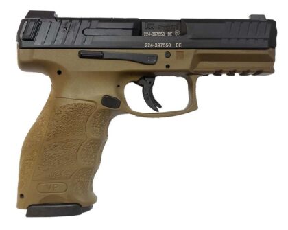 HK VP9-B 9MM 4.09" 17RD FDE Night Sights