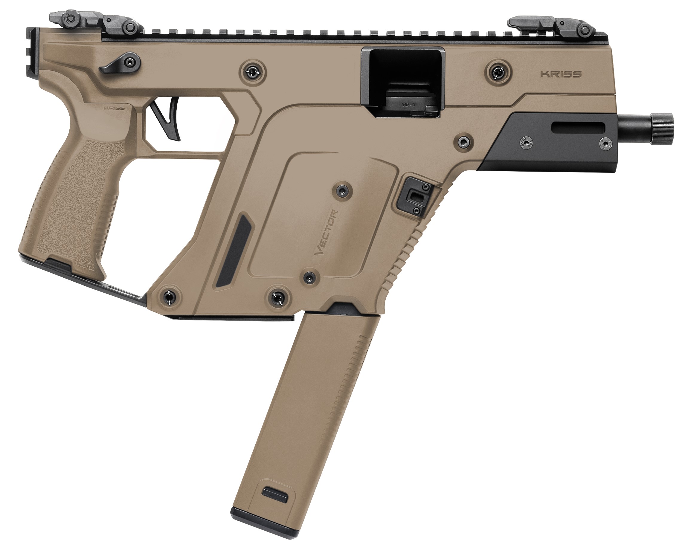 KRISS USA Vector SDP G3 10MM 5.5" Threaded Barrel 33RD Flat Dark Earth