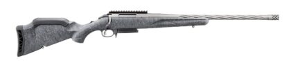 Ruger American Rifle Gen II 6.5 PRC 20″ Threaded Barrel 3RD Gray Splatter