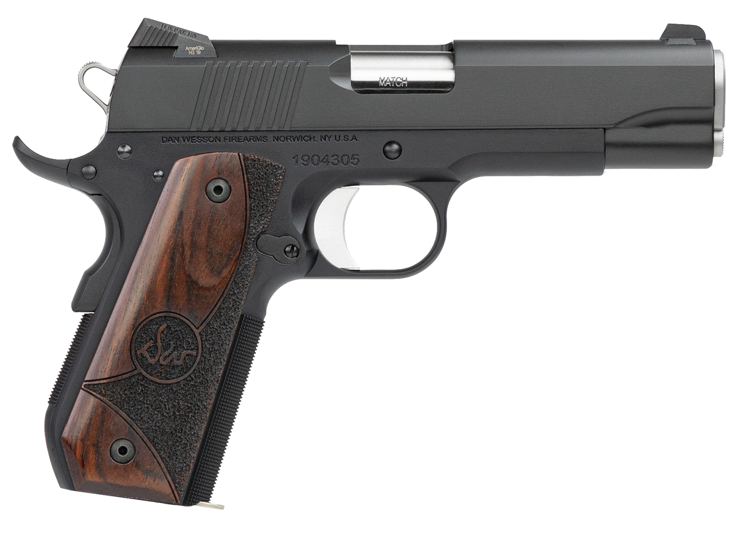 Dan Wesson Guardian 45ACP 4.25" 8RD Wood Grip