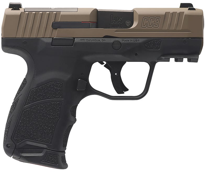 Heckler and Koch CC9 9MM 3.3" 10RD/12RD FDE/Black